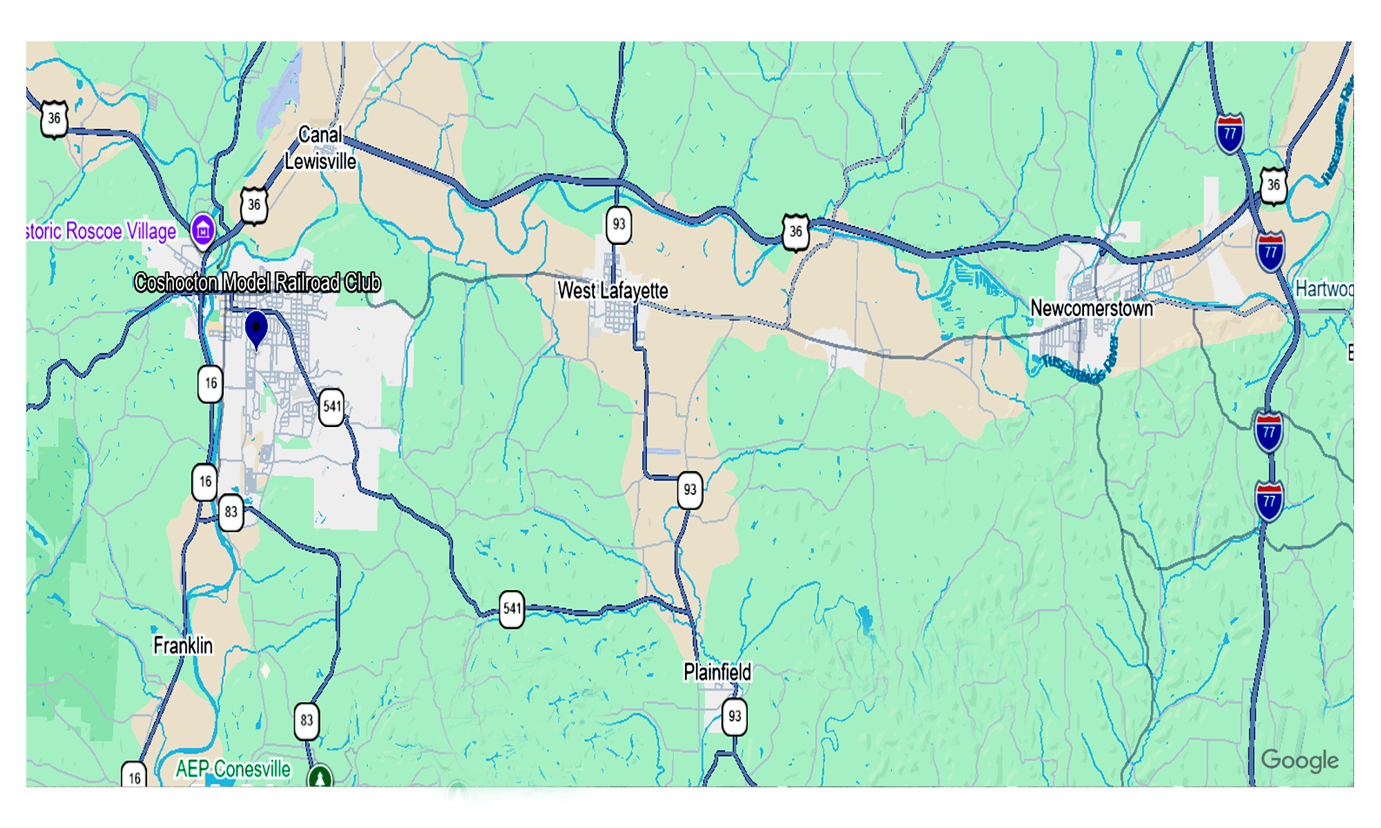AMREC AREA MAP